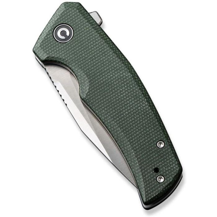Ніж складаний Civivi Regulatron, (7.6 см) Nitro-V / Micarta темно-зелений (C23006-2)