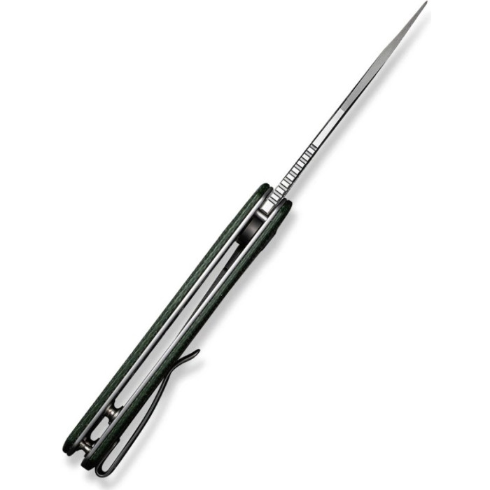 Ніж складаний Civivi Regulatron, (7.6 см) Nitro-V / Micarta темно-зелений (C23006-2)