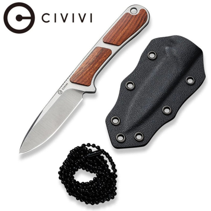Ніж Civivi Mini Elementum, (5.7 см) Nitro-V / Guibourtia Wood (C23010-4)