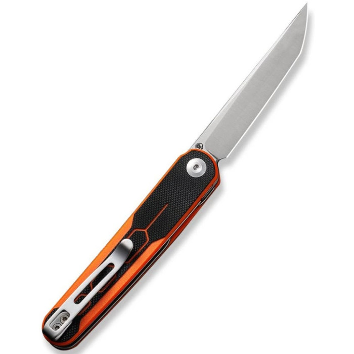 Нож складной Civivi KwaiQ , (7.6 см) Nitro-V / G10 черно-оранжевый (C23015-2)