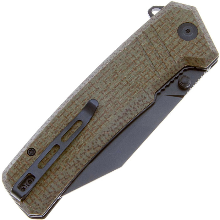 Ніж складаний Civivi Bhaltair, (10.1 см) 14C28N / Micarta зелений (C23024-3)