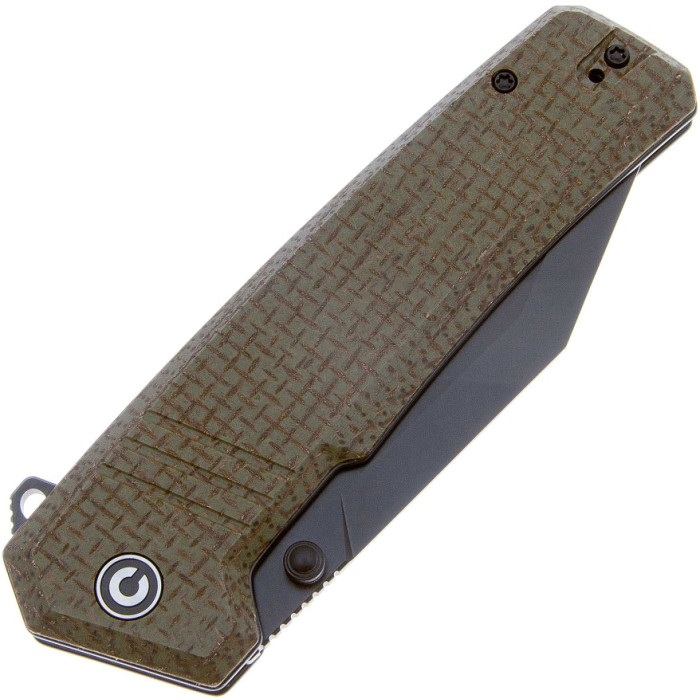 Ніж складаний Civivi Bhaltair, (10.1 см) 14C28N / Micarta зелений (C23024-3)