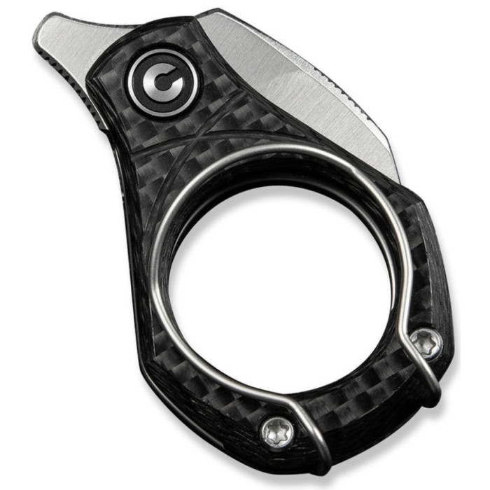 Ніж складаний Civivi Pyrus, (1.6 см) 14C28N / Carbon Fiber темно-сірий (C23038-3)