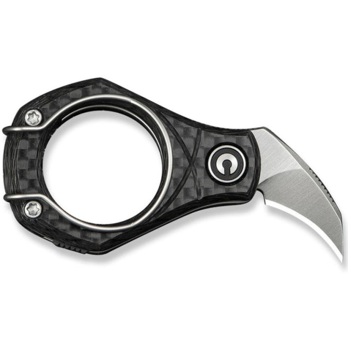 Ніж складаний Civivi Pyrus, (1.6 см) 14C28N / Carbon Fiber темно-сірий (C23038-3)
