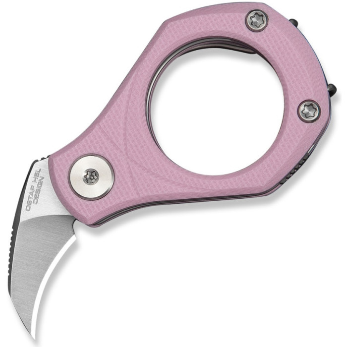 Нож складной Civivi Pyrus (1.6 см) 14C28N / G10 розовый (C23038-5)