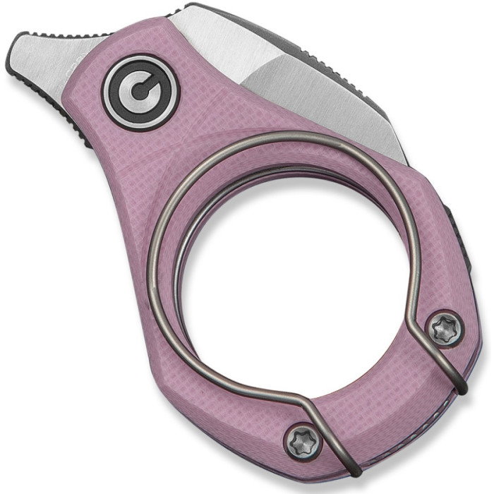 Нож складной Civivi Pyrus (1.6 см) 14C28N / G10 розовый (C23038-5)