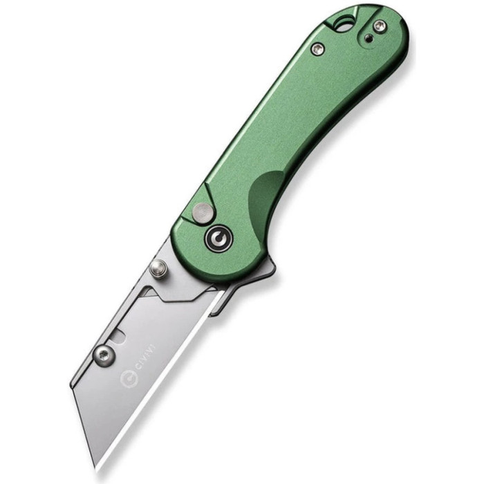 Нож складной Civivi Elementum Utility, (5.8 см) 6Cr13 / Aluminum зеленый (C23039B-3)