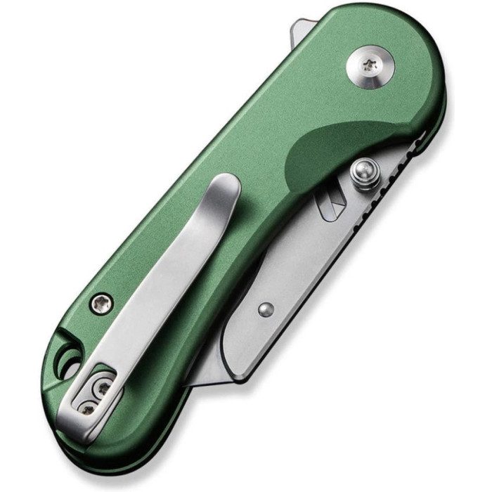Нож складной Civivi Elementum Utility, (5.8 см) 6Cr13 / Aluminum зеленый (C23039B-3)