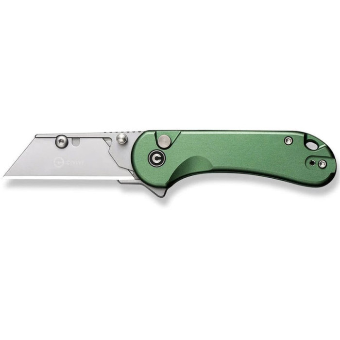 Нож складной Civivi Elementum Utility, (5.8 см) 6Cr13 / Aluminum зеленый (C23039B-3)