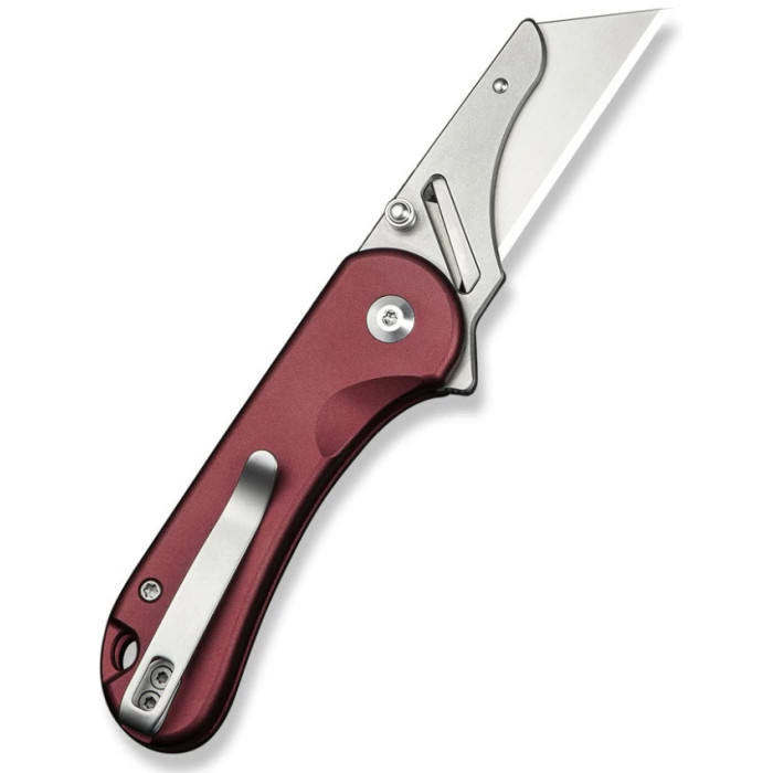 Ніж складаний Civivi Elementum Utility, (5.8 см) 6Cr13 / Aluminum червоний (C23039B-5)