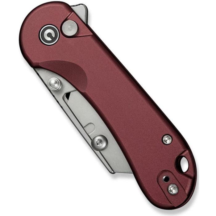 Ніж складаний Civivi Elementum Utility, (5.8 см) 6Cr13 / Aluminum червоний (C23039B-5)