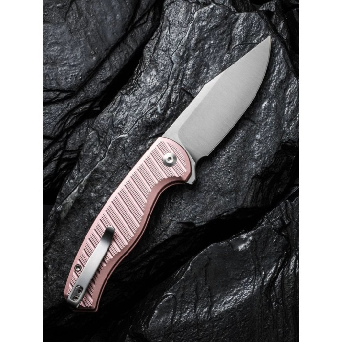 Ніж складаний Civivi Stormhowl, (8.4 см) Nitro-V / Aluminum рожевий (C23040B-3)