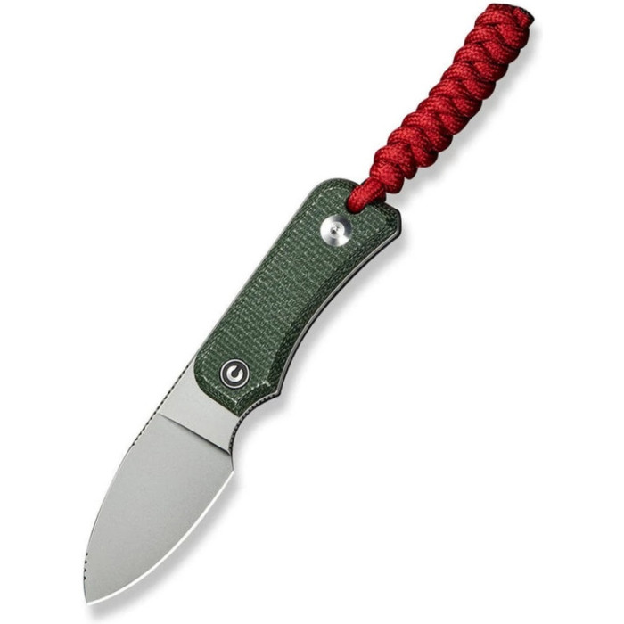 Ніж Civivi Baby Banter, (6.1 см) Nitro-V / Micarta темно-зелений (C23045-2)
