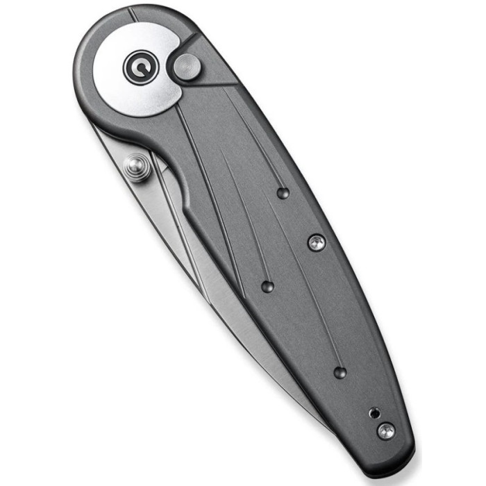 Ніж складаний Civivi Starflare, (8.4 см) Nitro-V / Aluminum сірий (C23052-2)