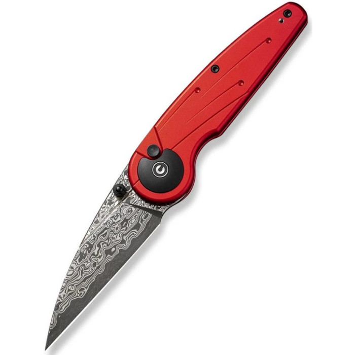 Ніж складаний Civivi Starflare, (8.4 см) Damascus / Aluminum червоний (C23052-DS1)