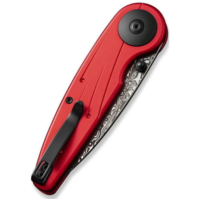 Ніж складаний Civivi Starflare, (8.4 см) Damascus / Aluminum червоний (C23052-DS1)