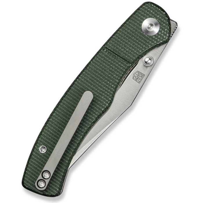 Нож складной Civivi Clingman, (7.6 см) Nitro-V / Micarta темно-зеленый (C23065-4)