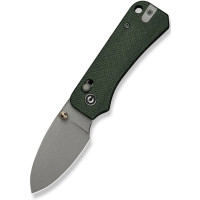 Ніж складаний Civivi Baby Banter 2, (5.9 см) Nitro-V / Micarta темно-зелений (C23074-3)