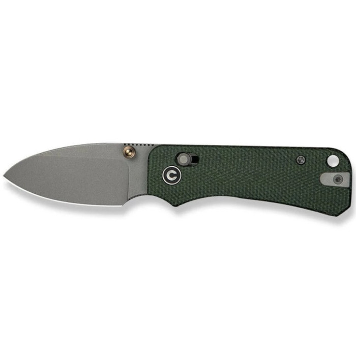 Ніж складаний Civivi Baby Banter 2, (5.9 см) Nitro-V / Micarta темно-зелений (C23074-3)