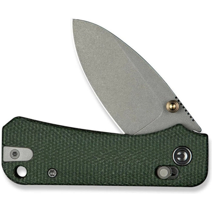 Ніж складаний Civivi Baby Banter 2, (5.9 см) Nitro-V / Micarta темно-зелений (C23074-3)