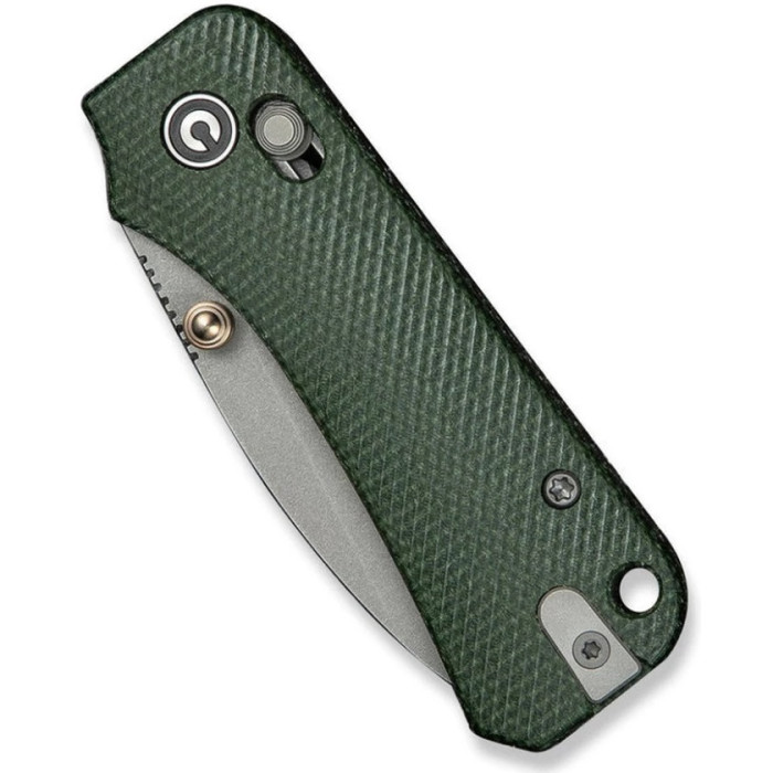 Ніж складаний Civivi Baby Banter 2, (5.9 см) Nitro-V / Micarta темно-зелений (C23074-3)