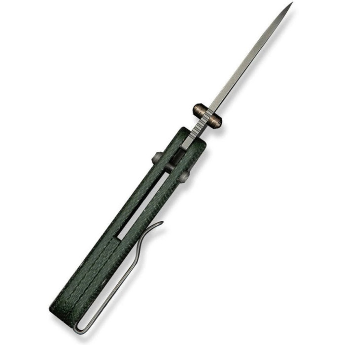 Ніж складаний Civivi Baby Banter 2, (5.9 см) Nitro-V / Micarta темно-зелений (C23074-3)