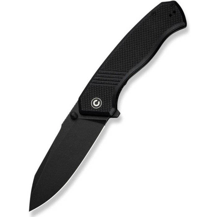 Ніж складаний Civivi Placoid, (9.3 см) 14C28N / G10 чорний (C23079-1)