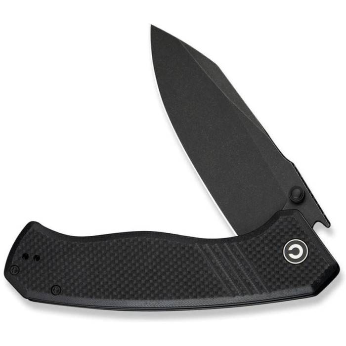 Ніж складаний Civivi Placoid, (9.3 см) 14C28N / G10 чорний (C23079-1)