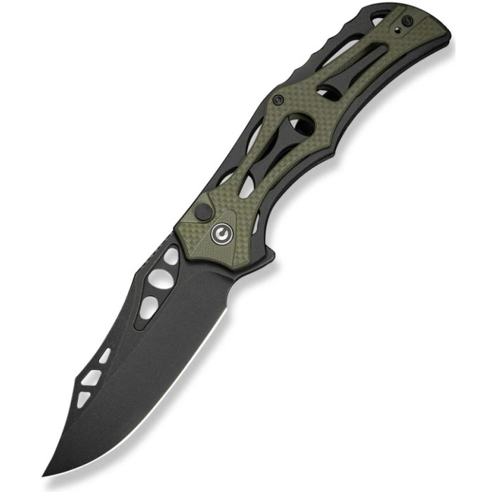 Ніж складаний Civivi Biophase, (8.9 см) Nitro-V / Aluminum & G10 чорно-зелений (C23083C-2)