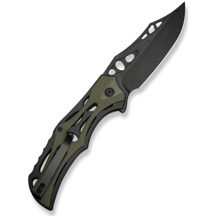 Ніж складаний Civivi Biophase, (8.9 см) Nitro-V / Aluminum & G10 чорно-зелений (C23083C-2)