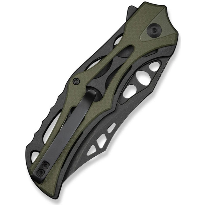 Ніж складаний Civivi Biophase, (8.9 см) Nitro-V / Aluminum & G10 чорно-зелений (C23083C-2)