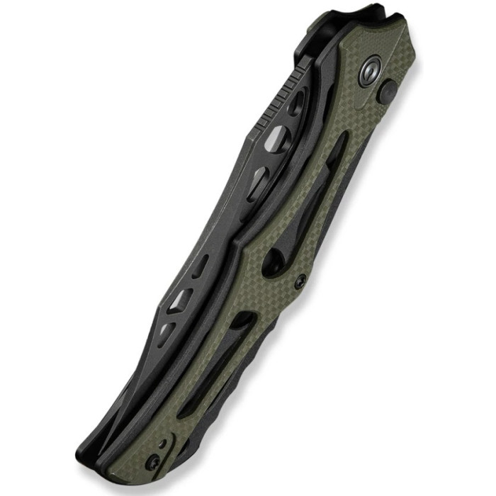 Ніж складаний Civivi Biophase, (8.9 см) Nitro-V / Aluminum & G10 чорно-зелений (C23083C-2)