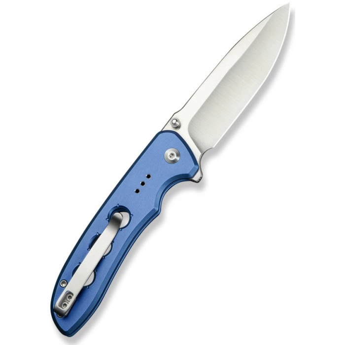 Ніж складаний Civivi Hyperpulse, (8.9 см) 14C28N / Aluminum синій (C23087A-2)