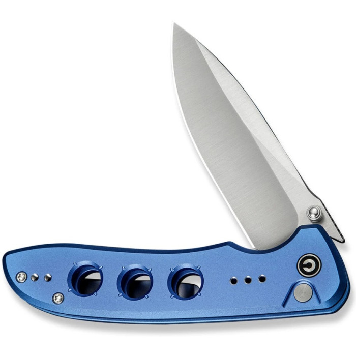 Ніж складаний Civivi Hyperpulse, (8.9 см) 14C28N / Aluminum синій (C23087A-2)