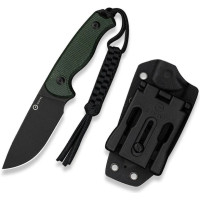 Ніж Civivi Timberbark, (8.1 см) 14C28N / Micarta темно-зелений (C23094-3)