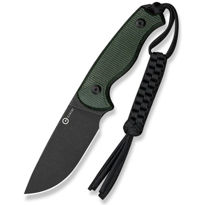 Нож Civivi Timberbark, (8.1 см) 14C28N / Micarta темно-зеленый (C23094-3)
