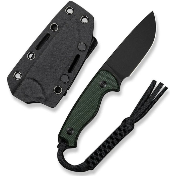 Нож Civivi Timberbark, (8.1 см) 14C28N / Micarta темно-зеленый (C23094-3)