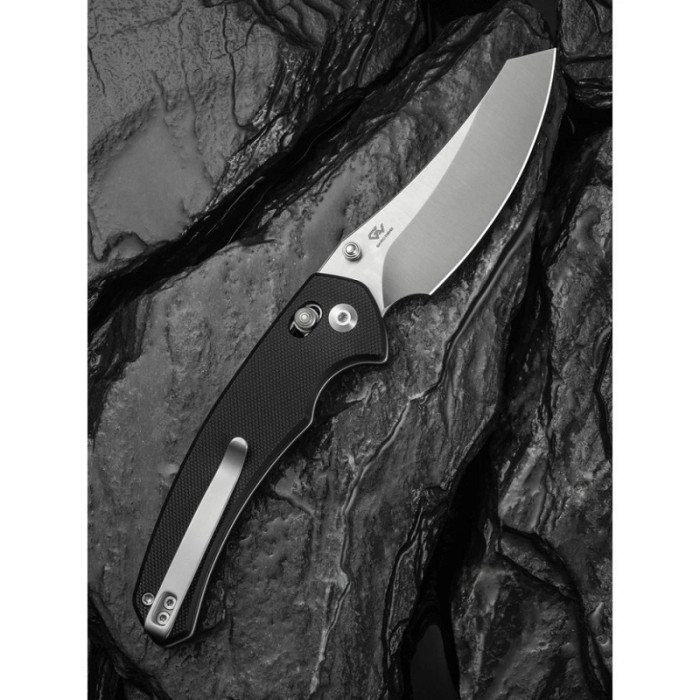 Ніж складаний Civivi Sixgill, (8.7 см) Nitro-V / G10 чорний (C24050-1)