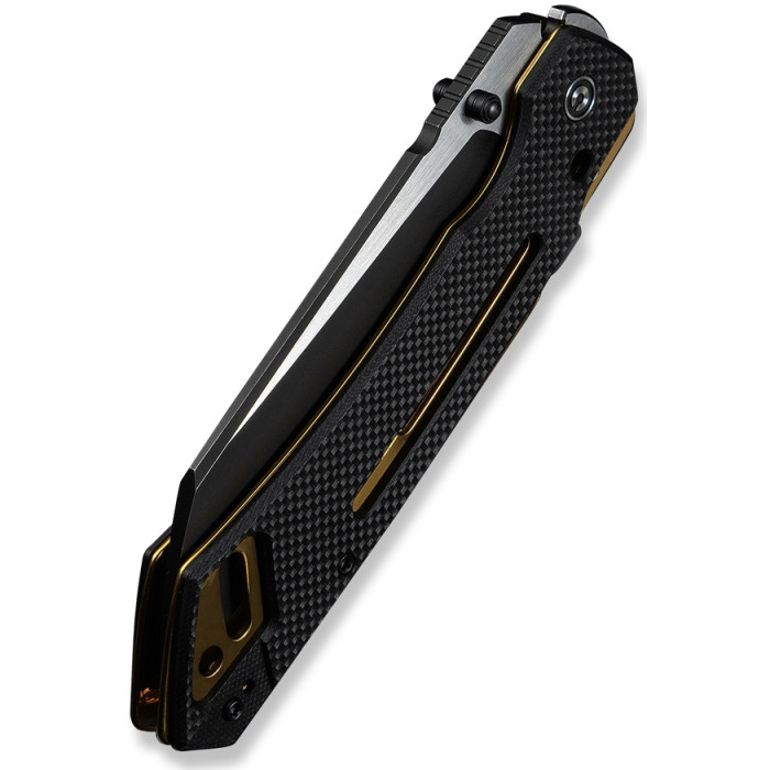 Ніж складаний Civivi Buster FG, (10.7 см) Nitro-V / G10 чорно-золотий (C24052-1)