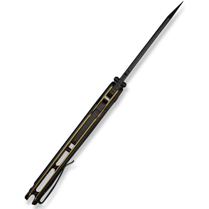 Ніж складаний Civivi Buster FG, (10.7 см) Nitro-V / G10 чорно-золотий (C24052-1)