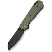 Нож складной Civivi Crabby, (6.9 см) 14C28N / G10 темно-зеленый (C24055-1)
