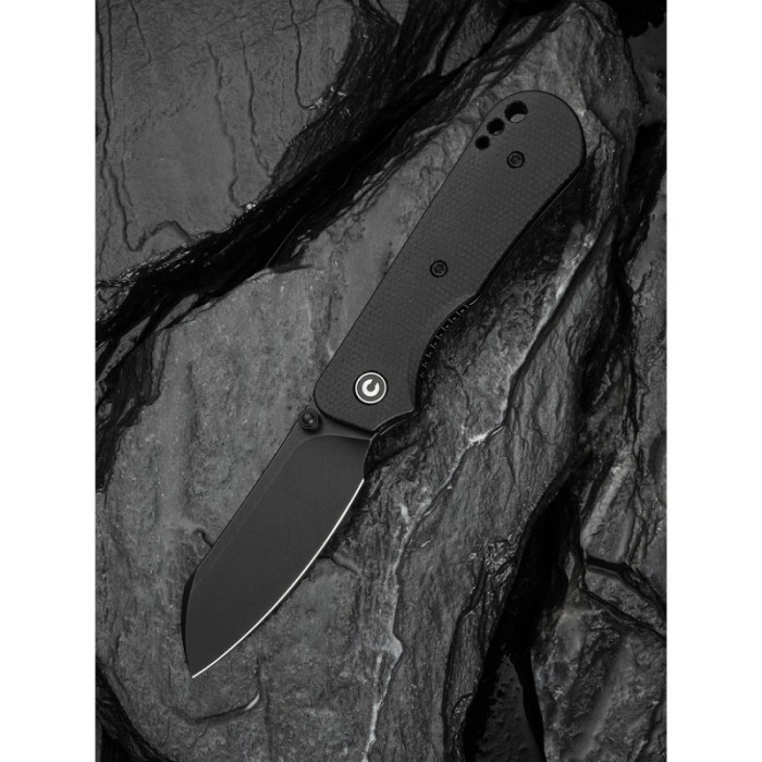 Ніж складаний Civivi Crabby, (6.9 см) 14C28N / Micarta чорний (C24055-3)