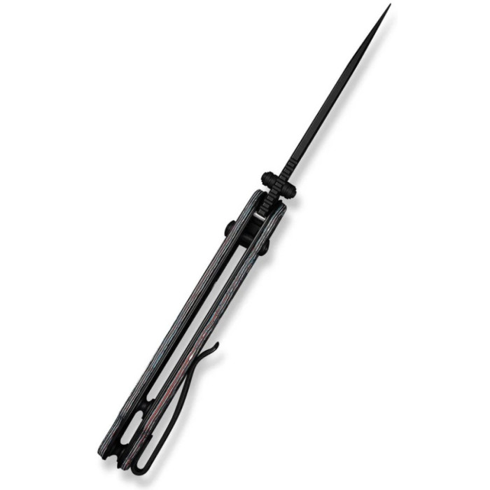 Нож складной Civivi Elementum (Crossbar Lock), (7.51 см) CPM S35VN / Nebula FatCarbon Fiber черный/красный/синий/белый (C24063B-1)