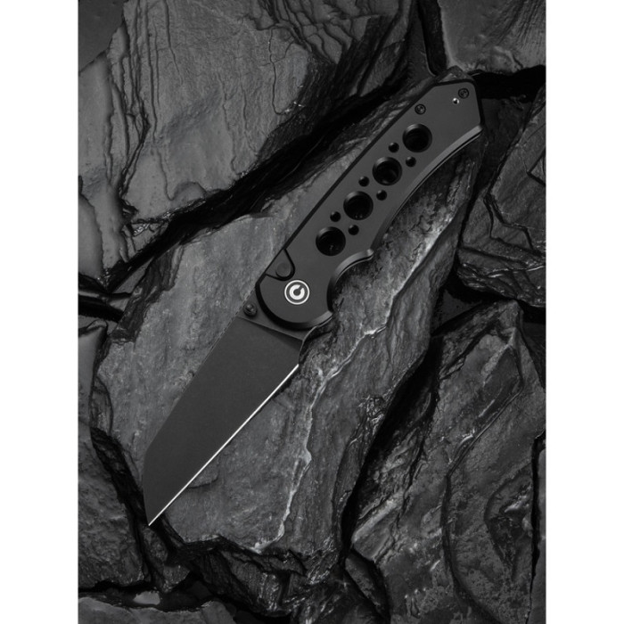 Ніж складаний Civivi Pragma Prime, (8.9 см) 14C28N / Aluminum чорний (C24067-1)