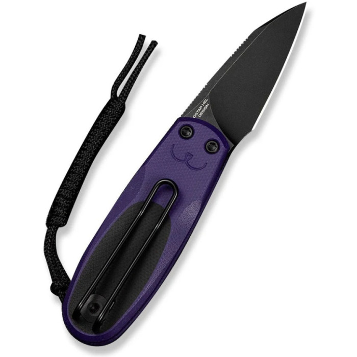 Нож складной Civivi Purr, (4.65 см) Nitro-V / G10 фиолетовый/черный (C25054-3)