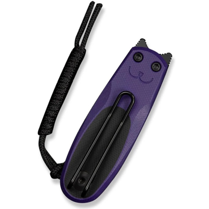 Нож складной Civivi Purr, (4.65 см) Nitro-V / G10 фиолетовый/черный (C25054-3)