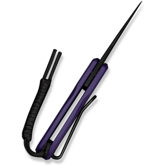 Нож складной Civivi Purr, (4.65 см) Nitro-V / G10 фиолетовый/черный (C25054-3)