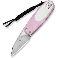 Нож складной Civivi Purr, (4.65 см) Nitro-V / G10 розовый/белый (C25054-4)