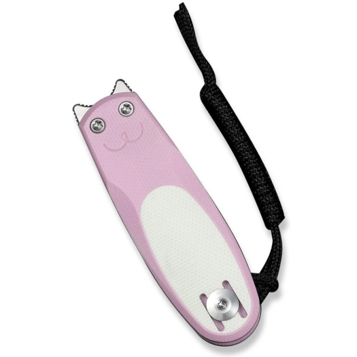 Нож складной Civivi Purr, (4.65 см) Nitro-V / G10 розовый/белый (C25054-4)