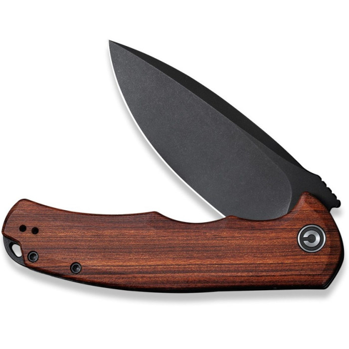 Ніж складаний Civivi Praxis, (9.5 см) 9Cr18MoV / Cuibourtia Wood (C803H)